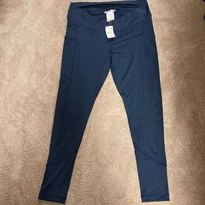 NWT Motherhood Maternity Under Belly Blue Leggings